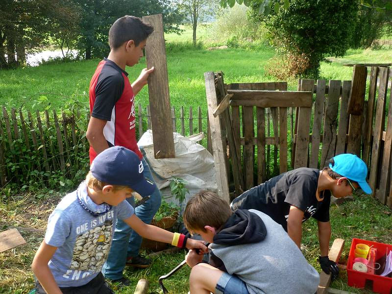 Bauhütte Klosterkirche Lippoldsberg - Ferienspaß