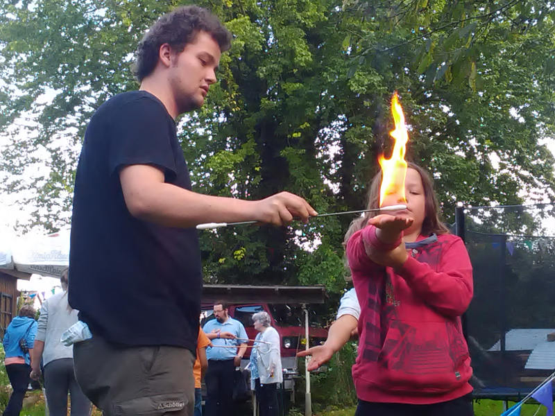 Bauhütte Klosterkirche Lippoldsberg - Zirkus