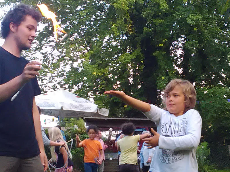 Bauhütte Klosterkirche Lippoldsberg - Zirkus