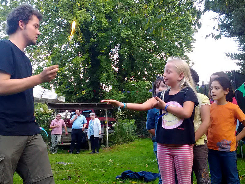 Bauhütte Klosterkirche Lippoldsberg - Zirkus