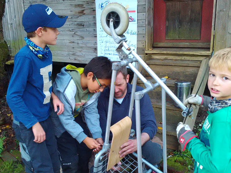 Bauhütte Klosterkirche Lippoldsberg - Seifenkistenbau