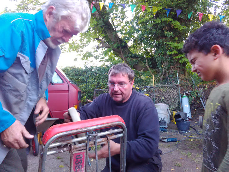 Bauhütte Klosterkirche Lippoldsberg - Seifenkistenbau