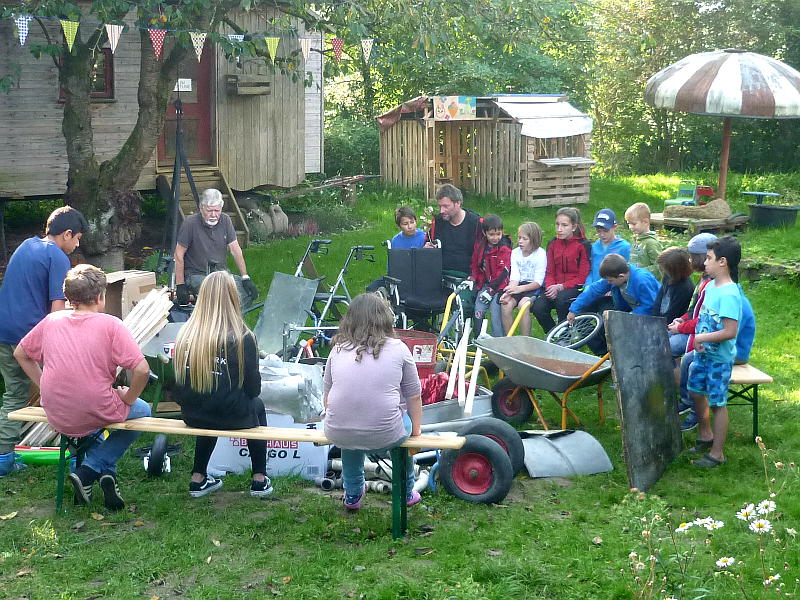 Bauhütte Klosterkirche Lippoldsberg - Seifenkistenbau