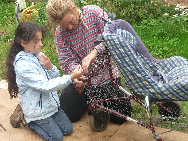 Bauhütte Klosterkirche Lippoldsberg - Seifenkistenbau