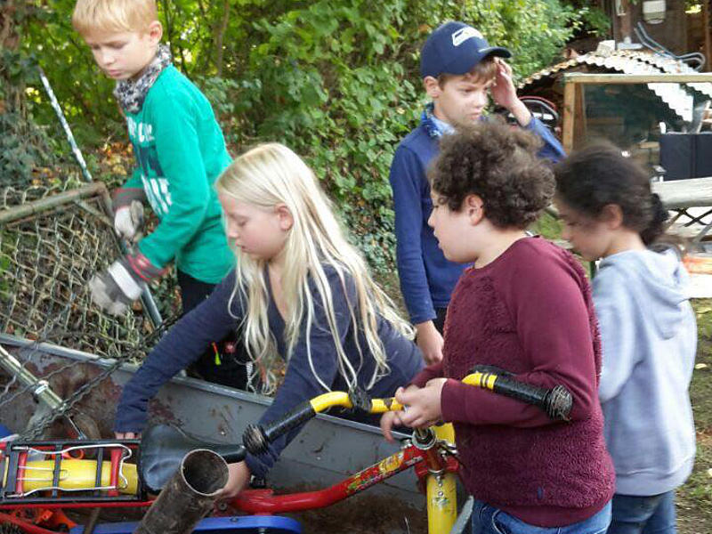 Bauhütte Klosterkirche Lippoldsberg - Seifenkistenbau
