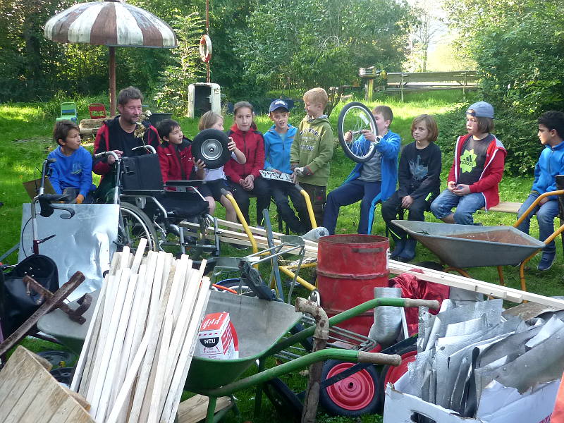 Bauhütte Klosterkirche Lippoldsberg - Seifenkistenbau