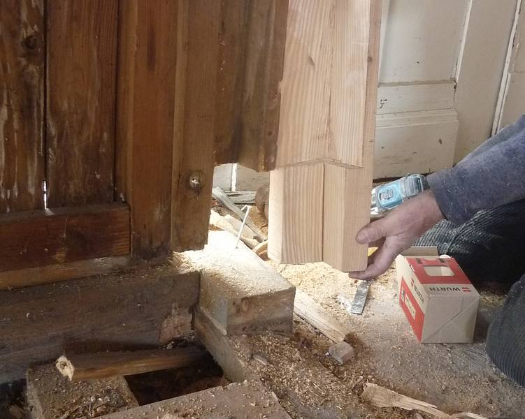 Sanierung der Bauhütte - Klosterkirche Lippoldsberg