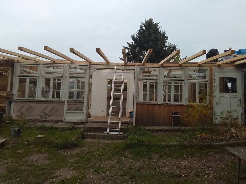Bauhütte Klosterkirche Lippoldsberg - Sanierung Bootshaus