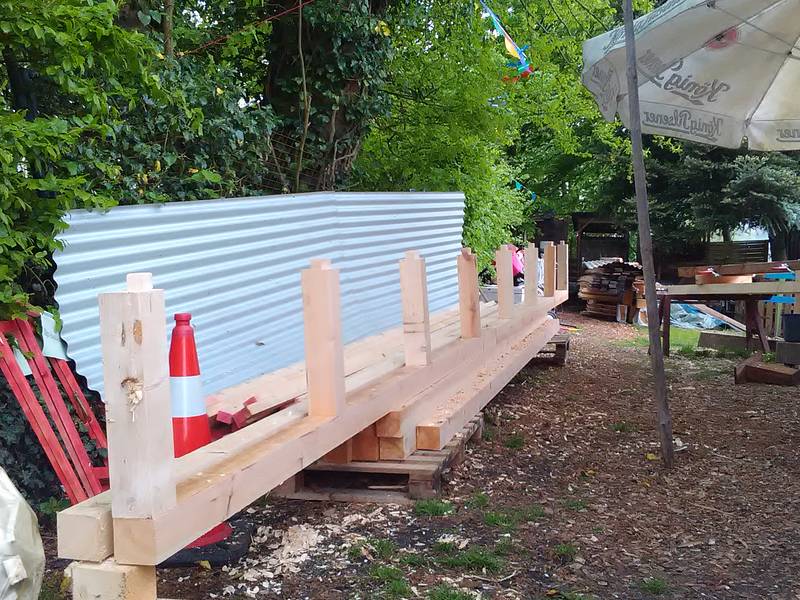 Bauhütte Klosterkirche Lippoldsberg - Sanierung Bootshaus