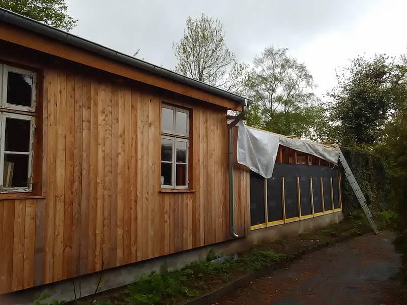 Bauhütte Klosterkirche Lippoldsberg - Sanierung Bootshaus