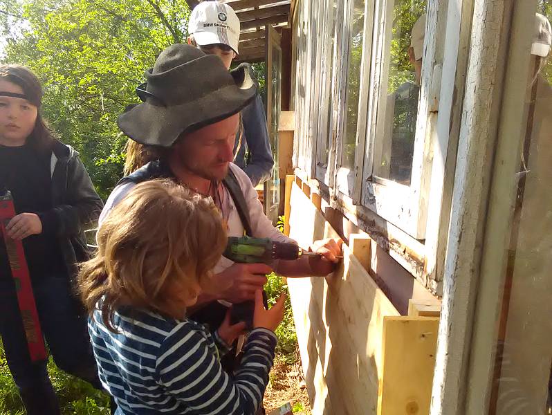 Bauhütte Klosterkirche Lippoldsberg - Sanierung Bootshaus