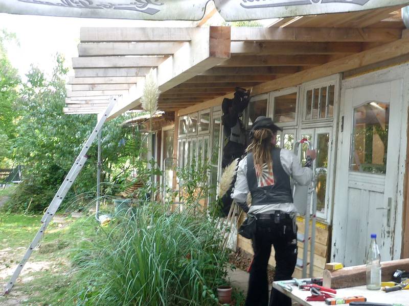 Bauhütte Klosterkirche Lippoldsberg - Sanierung Bootshaus
