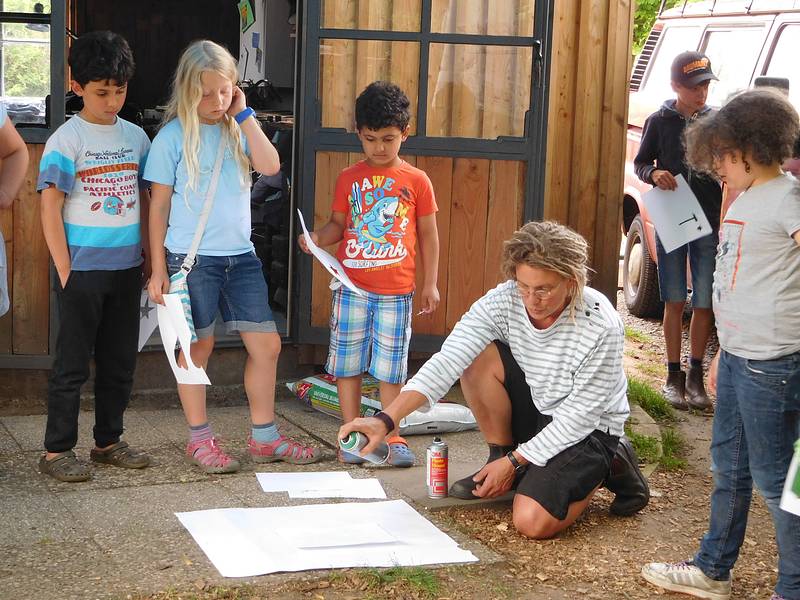 Bauhütte Klosterkirche Lippoldsberg - Siebdruck