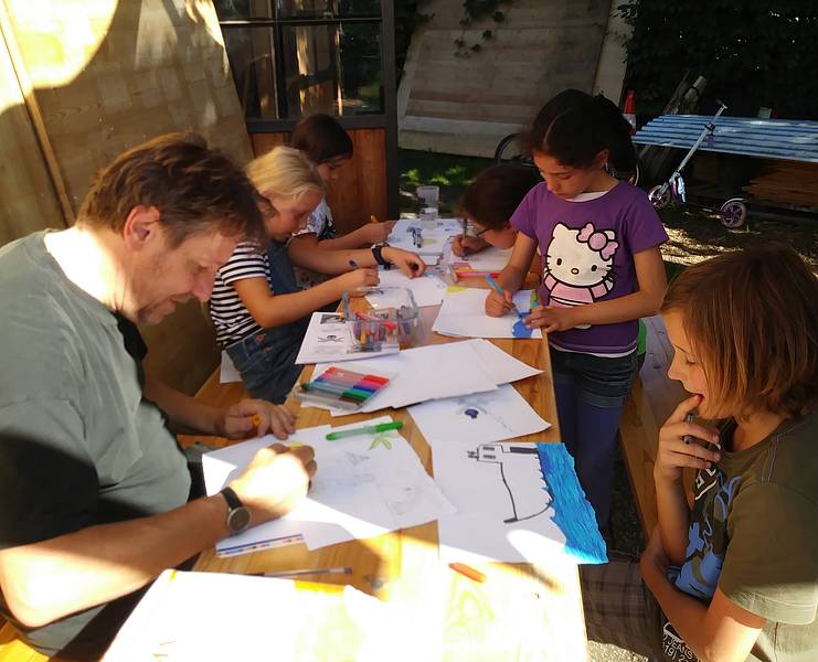 Bauhütte Klosterkirche Lippoldsberg - Ferienspaß