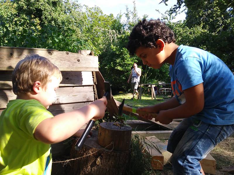 Bauhütte Klosterkirche Lippoldsberg - Offene Holzwerkstatt
