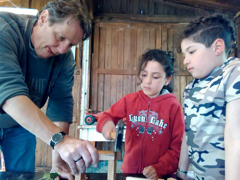 Bauhütte Klosterkirche Lippoldsberg - Offene Holzwerkstatt