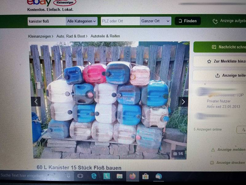 Bauhütte Lippoldsberg 2021 - Flossabenteuer