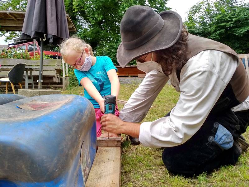 Bauhütte Lippoldsberg 2021 - Flossabenteuer