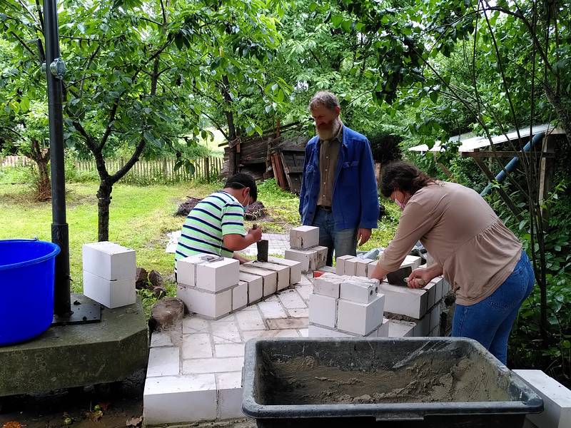 Bauhütte Lippoldsberg 2021 - Projekt Pizzaofen