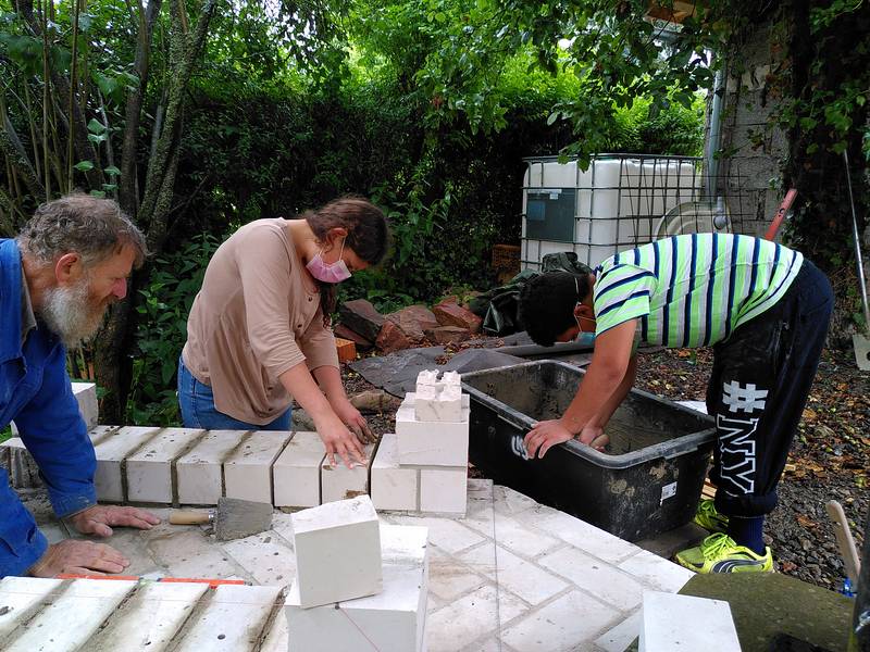 Bauhütte Lippoldsberg 2021 - Projekt Pizzaofen