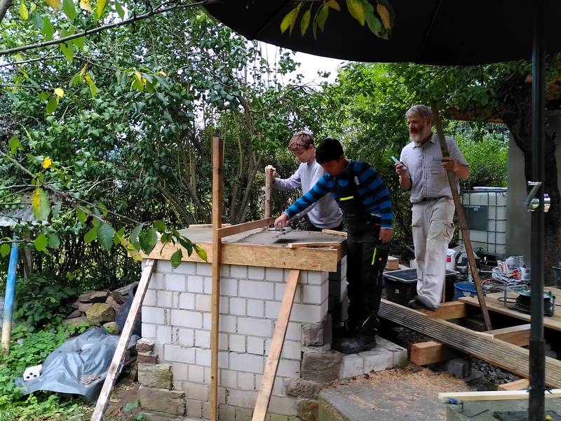 Bauhütte Lippoldsberg 2021 - Projekt Pizzaofen