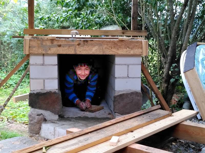Bauhütte Lippoldsberg 2021 - Projekt Pizzaofen